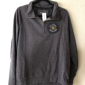 New Campdavid Colorado buffaloes zip sweater gray